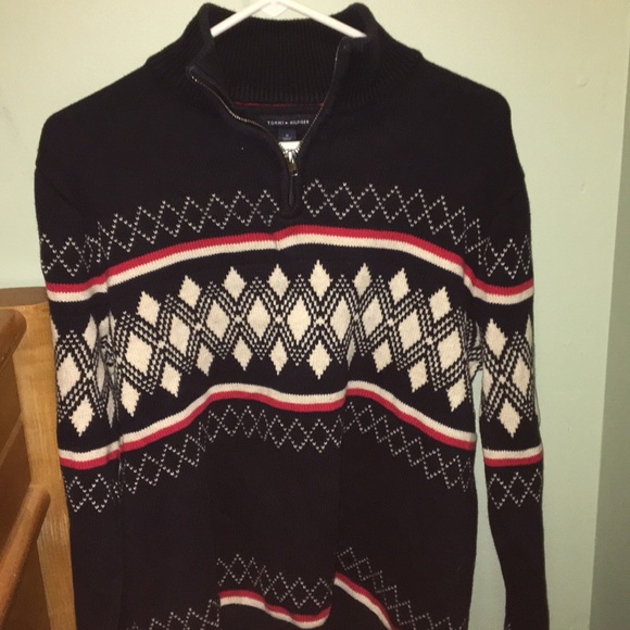 Tommy Hilfiger 1/4 Zip Sweater - Picture 1 of 4
